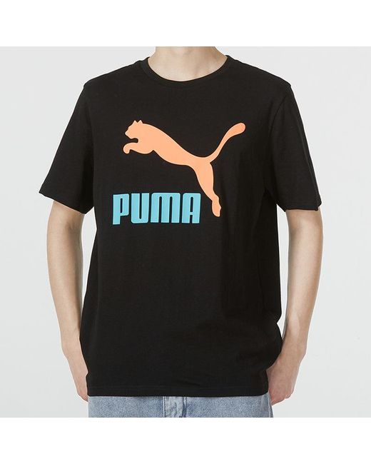 PUMA Black Classics Logo Interest Tee for men