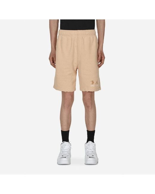Nike Natural X Union Crossover Solid Color Logo Casual Sports Shorts Asia Edition Couple Style Khaki for men
