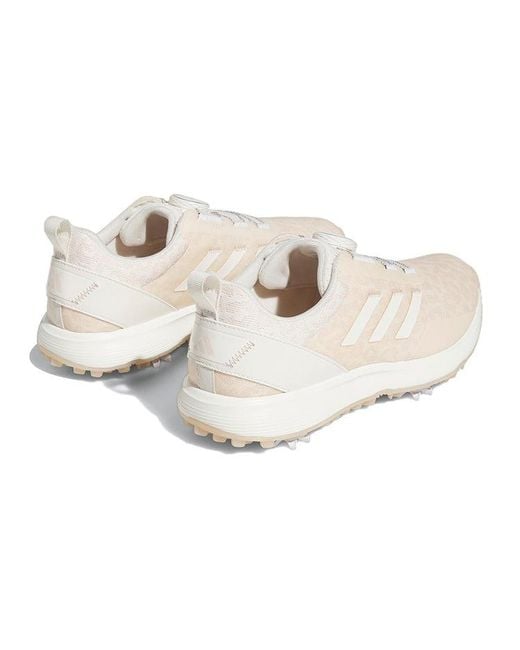 Adidas White (Wmns) S2G Boa Spiked Golf Shoes 'Chalk Wonder Quartz'