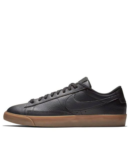 Nike Blazer Low Le Black Gum in Brown for Men | Lyst