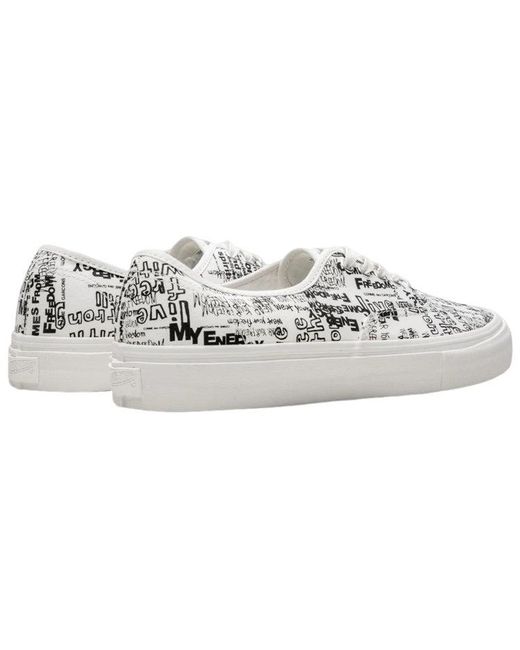 Vans White Comme Des Garcons X Og Authentic Lx 'Graffiti' for men