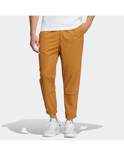 Adidas Brown Neo Solid Color Micro Mark Casual Sports Pants/Trousers/Joggers for men