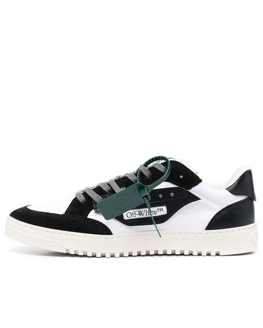 Off-White c/o Virgil Abloh Black 5.0 Panelled Low-top Sneakers for men