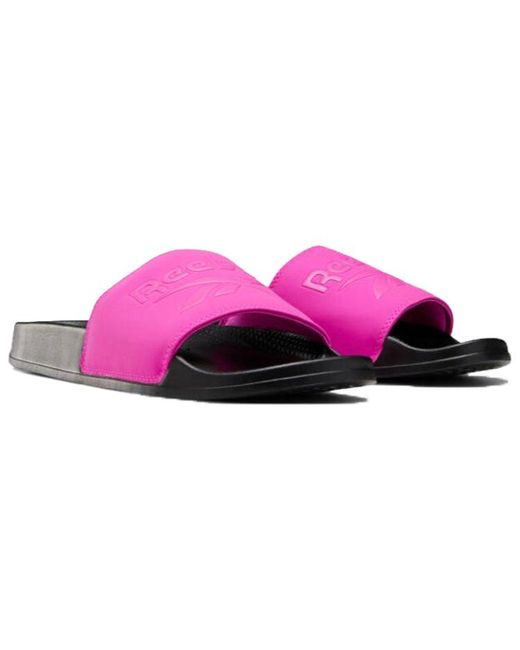 Reebok Pink Classic Slide Slippers