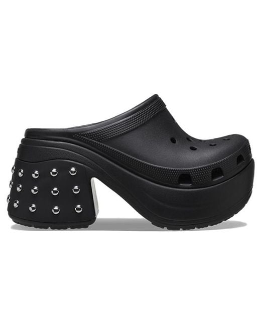 CROCSTM Black (Wmns) Siren Studded Clogs