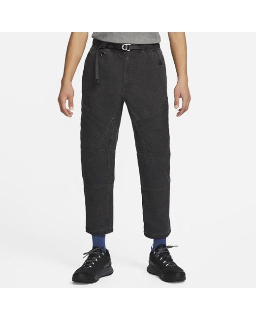 Nike Blue Acg Ease Solid Color Loose Lacing Cropped Casual Pants/Trousers Autumn for men