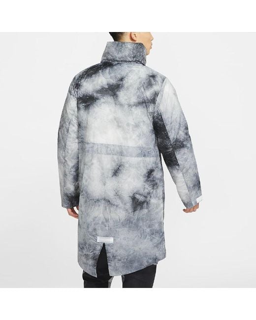 Nike Blue Nike Jordan 23 Engineered Printed Parka Whitegray for men