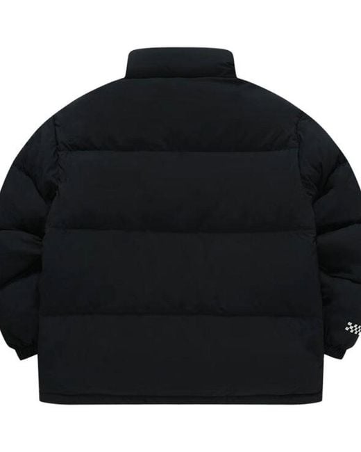 Fila Black Logo Printed Down Jacket for men