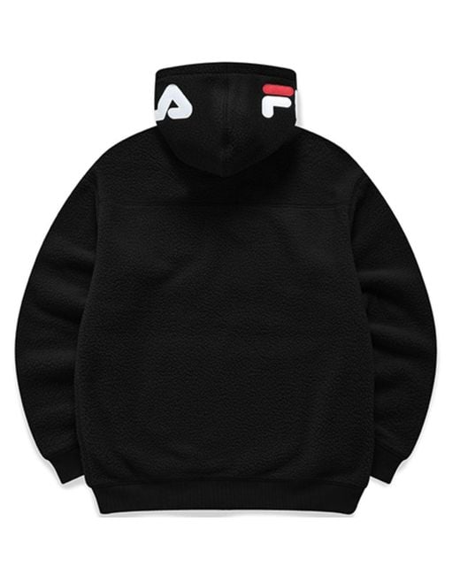 Fila Black Logo Hoodie for men