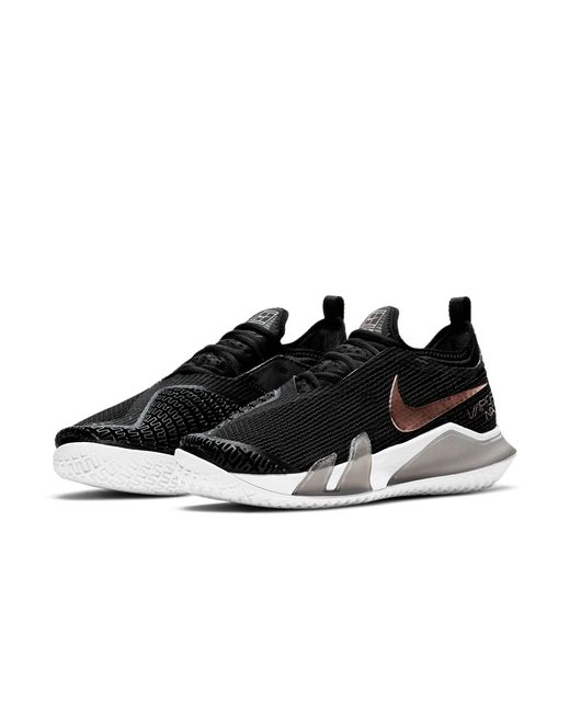 Nike Black (Wmns) Court React Vapor Nxt Metallic Bronze'