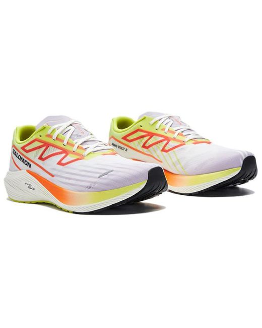 Salomon White Aero Volt 2 'Sulphur Spring Orchid Petal Vanilla Ice' for men
