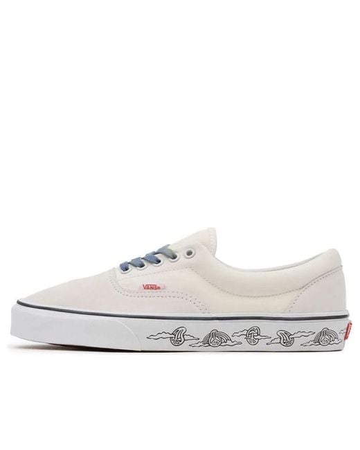 Vans White Uv Dreams Era Low Top Casual Skateboarding Shoes for men