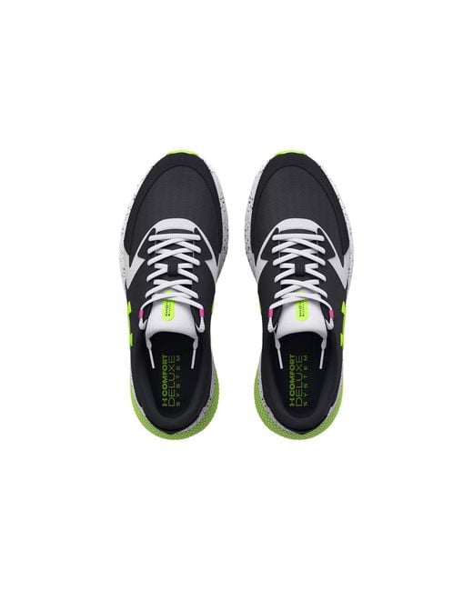 Under Armour Blue Hovr Turbulence Lime Surge' for men