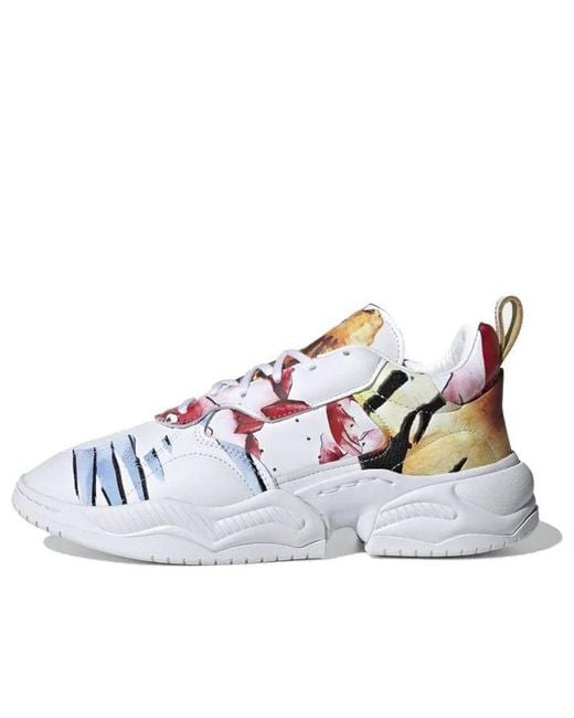 Adidas Blue Supercourt Rx 'Cloud Metallic' for men