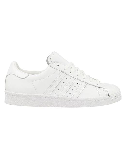 adidas superstar metal toe white