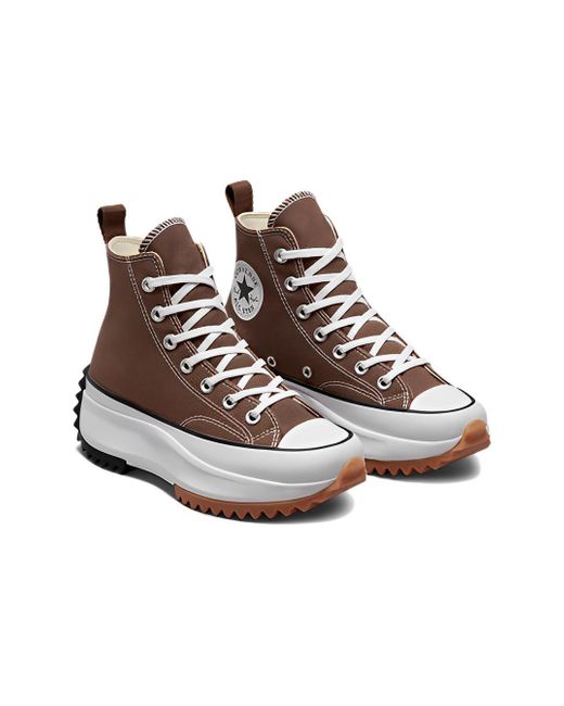 Converse Brown Run Star Hike Platform High 'Squirrel Friend' for men