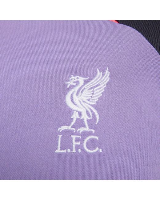 Nike Blue Dri-Fit Liverpool F.C. Strike Knit Football Drill Top for men