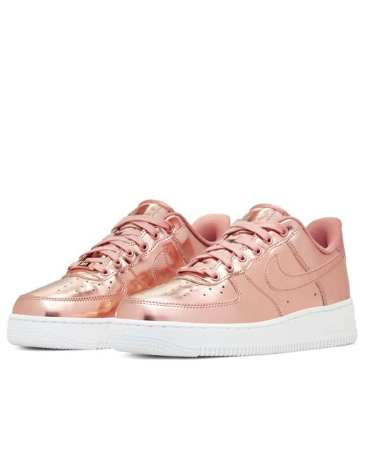 Nike Pink (Wmns) Air Force 1 Sp 'Metallic Rose'