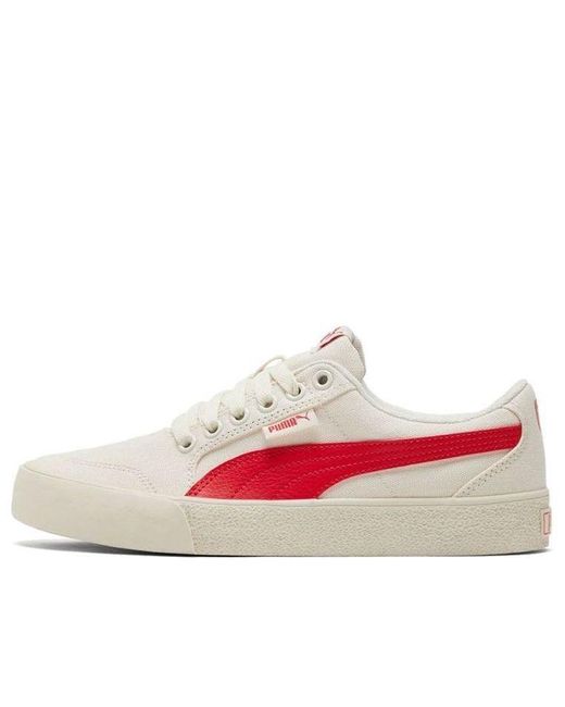 PUMA White C-Skate Vulc Sneakers for men