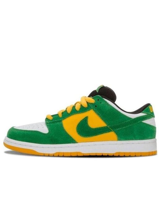Nike Green Sb Dunk Low Pro 'Buck' for men