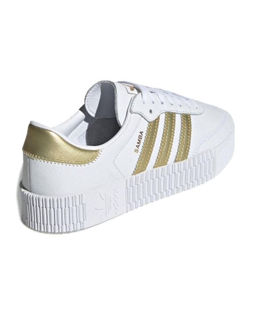 Adidas White (Wmns) Sambarose Metallic'