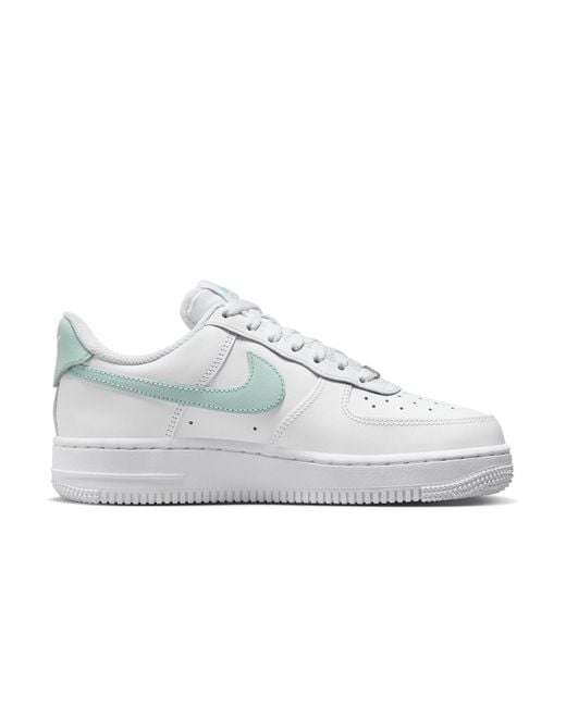 Nike White (Wmns) Air Force 1 Low 'Jade Ice'