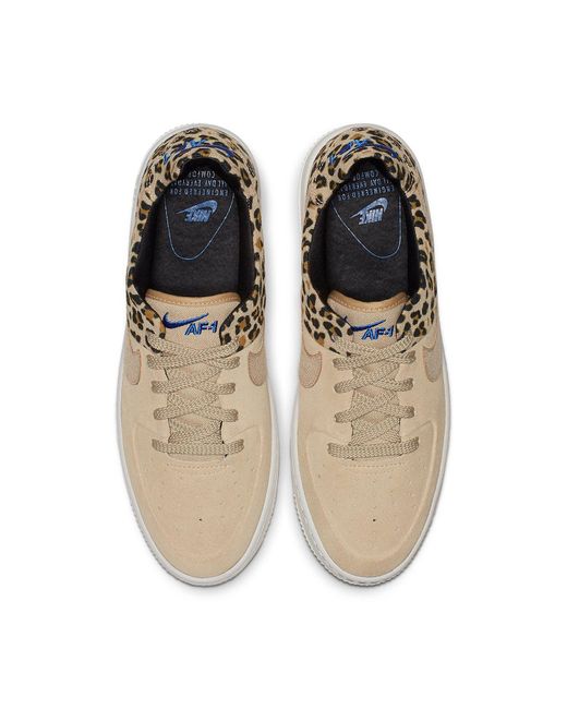 Nike Brown (Wmns) Air Force 1 Sage Low Premium 'Leopard'