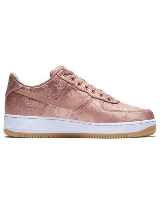 Nike Brown X Clot Air Force 1 Low Premium 'Rose Silk' Special Box for men