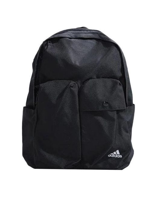 adidas 3d Backpack Small Logo Multiple Pockets Backpack in Black Lyst