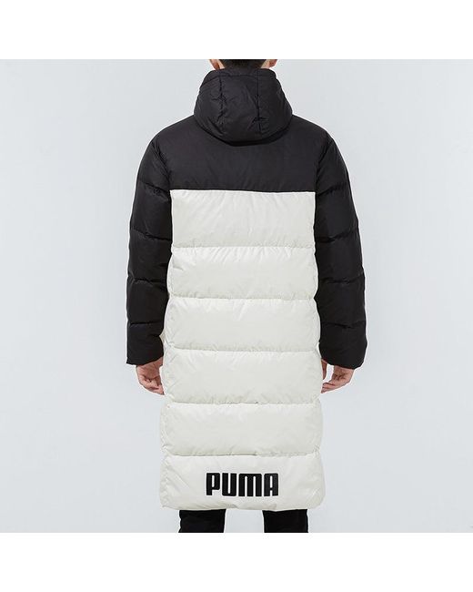 PUMA Black Puffer Coat Jacket for men