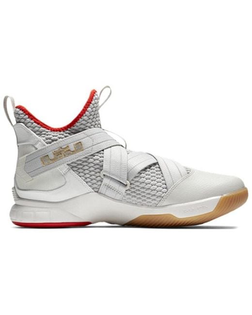 Nike White Lebron Soldier 12 Ep 'Light Bone' for men
