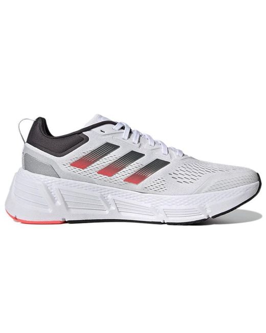 Adidas White Questar Shoes for men
