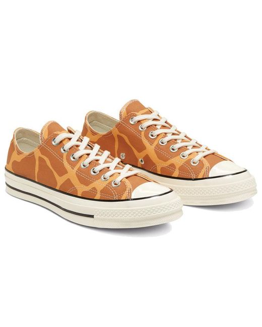 Converse Brown Chuck 70 Low 'Archival Giraffe Print' for men