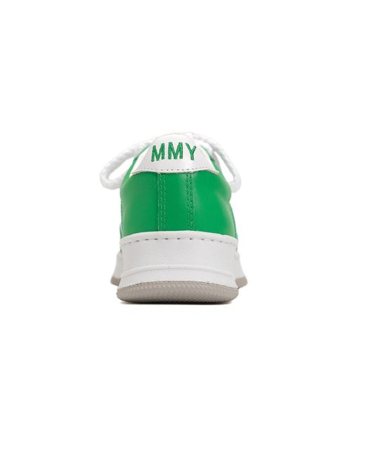 Maison Mihara Yasuhiro Green Rosy Og Sole Leather Low-Top Sneaker for men