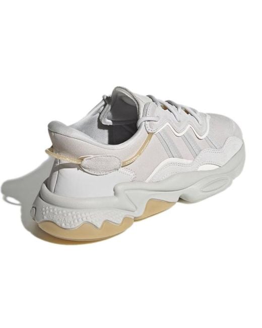 Adidas Gray Originals Ozweego Running Shoes for men