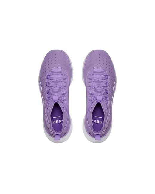 Under Armour Purple Curry 4 Flotro 'Vivid' for men