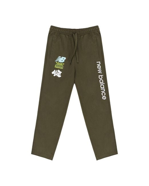 New Balance Green X Salehe Yurt Pants 'Oak Leaf' for men