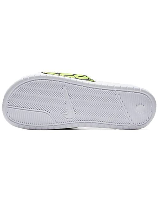 Nike Green Benassi Jdi Print 'Volt' for men