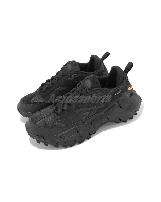 Reebok Black Zig Kinetica 2.5 Edge Pure' for men