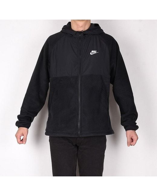 Nike Blue Training Sports Casual Hooded Jacket for men