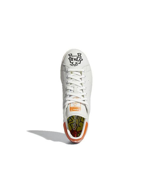 Adidas White Keith Haring X Stan Smith 'Pop Art' for men