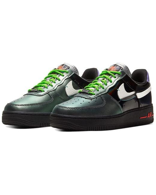 Nike Black (Wmns) Air Force 1 Low Vandalised 'Joker'