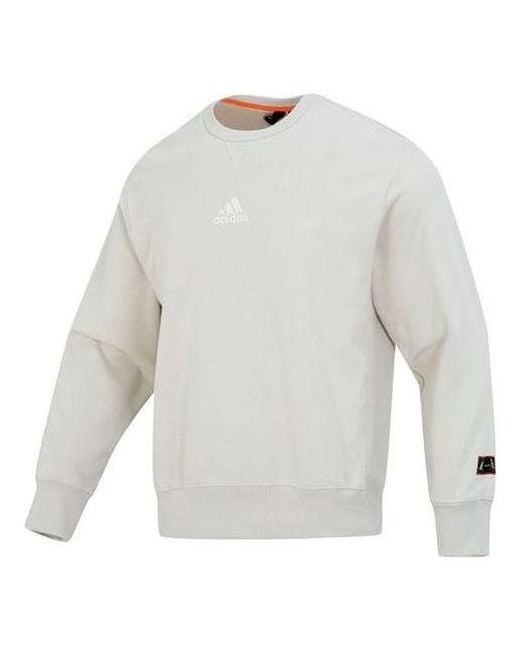 Adidas White Cny Cm Elev Crew for men