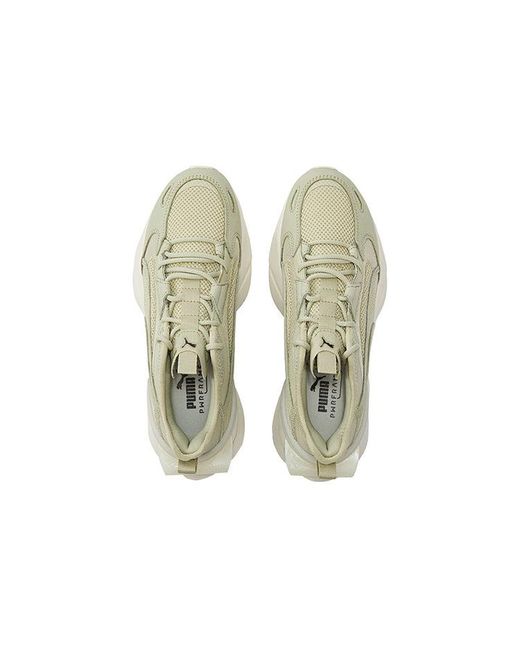 PUMA Green Pwrframe Op-1 Lth Athleisure Casual Sports Shoe for men
