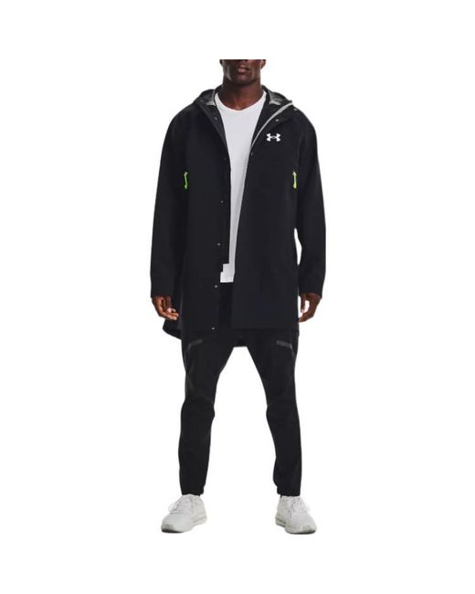 Under Armour Blue Stormproof 3-Ply Bench Coat for men