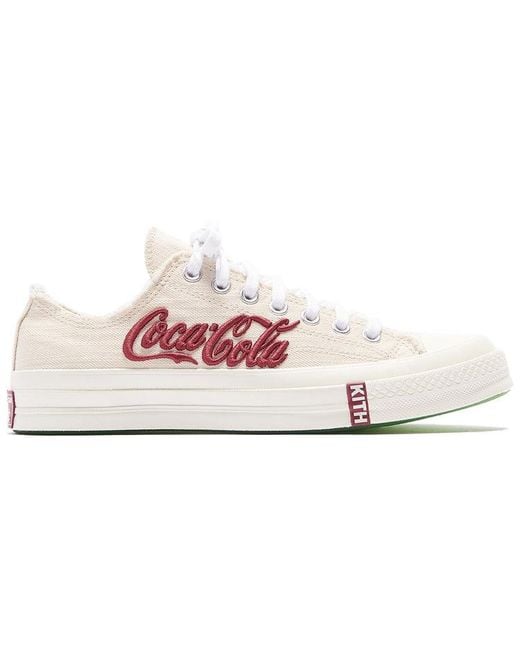 Converse Pink Kith X Coca-Cola X Chuck 70 Low 'Parchment' for men