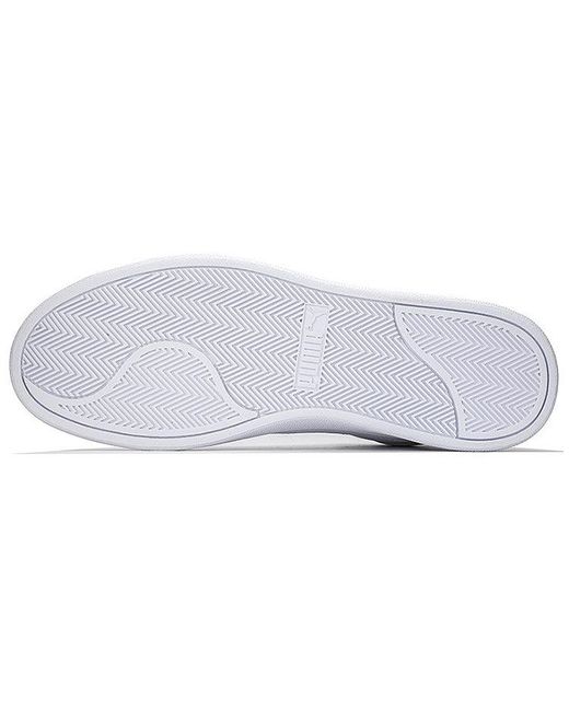 PUMA White Shuffle Mid for men