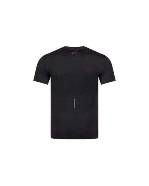 Asics Black Reflective Logo Running T-shirt for men