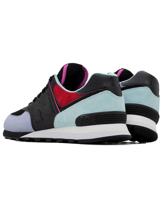 New Balance Blue Louis De Guzman X 574 'Geometric Color-Blocked' for men