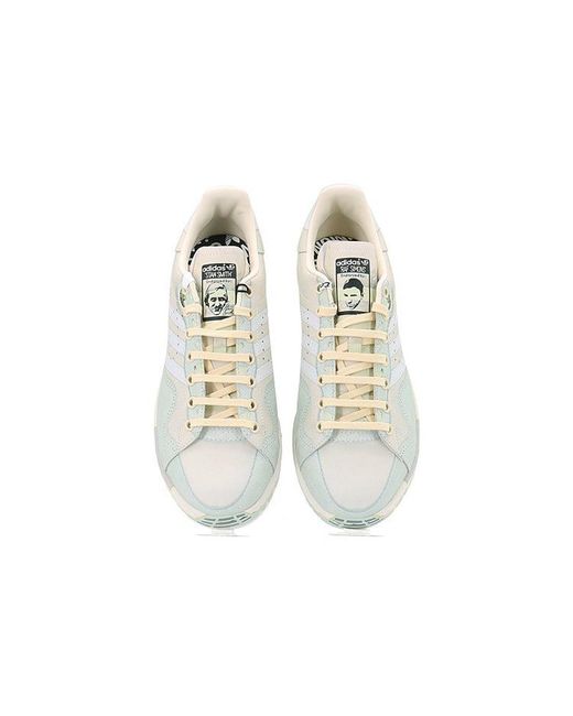 Adidas White Raf Simons X Peach Stan 'Trompe L'Oeil' for men